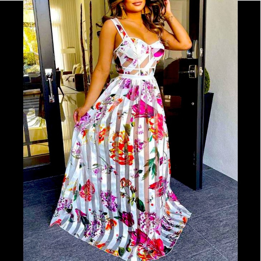 Floral Elegant Sundress